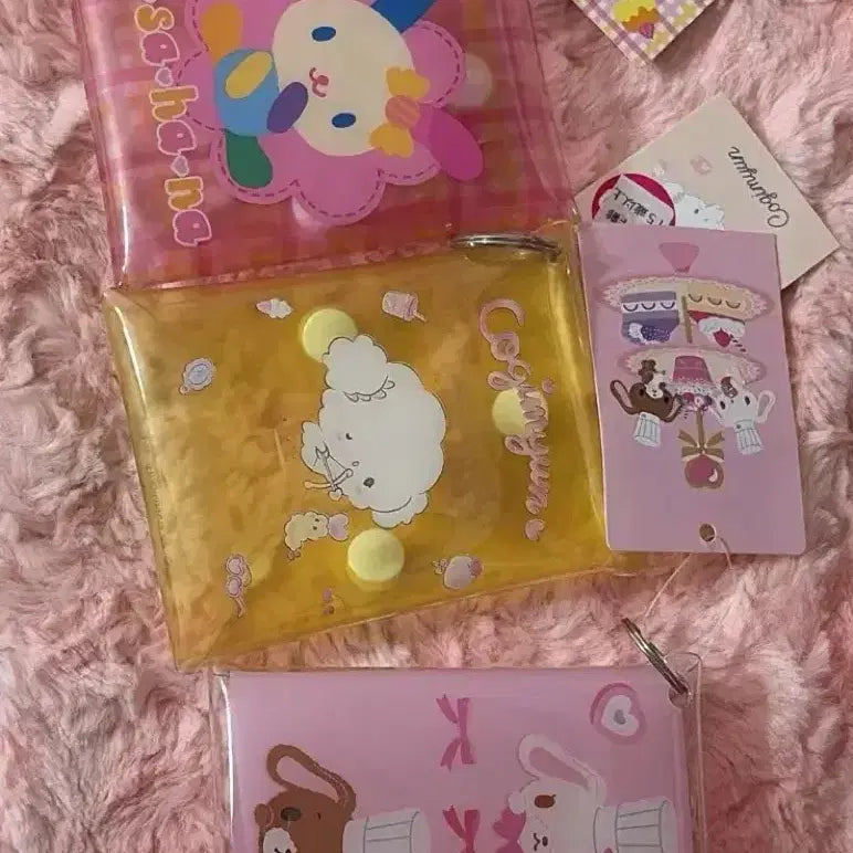 [BUNJANG] Usahana Corgi Mung Sugarbunnies Card Pouch Bundle Set / [고전] 우사하나 코기뮹 슈가바니즈 카드 파우치 일괄