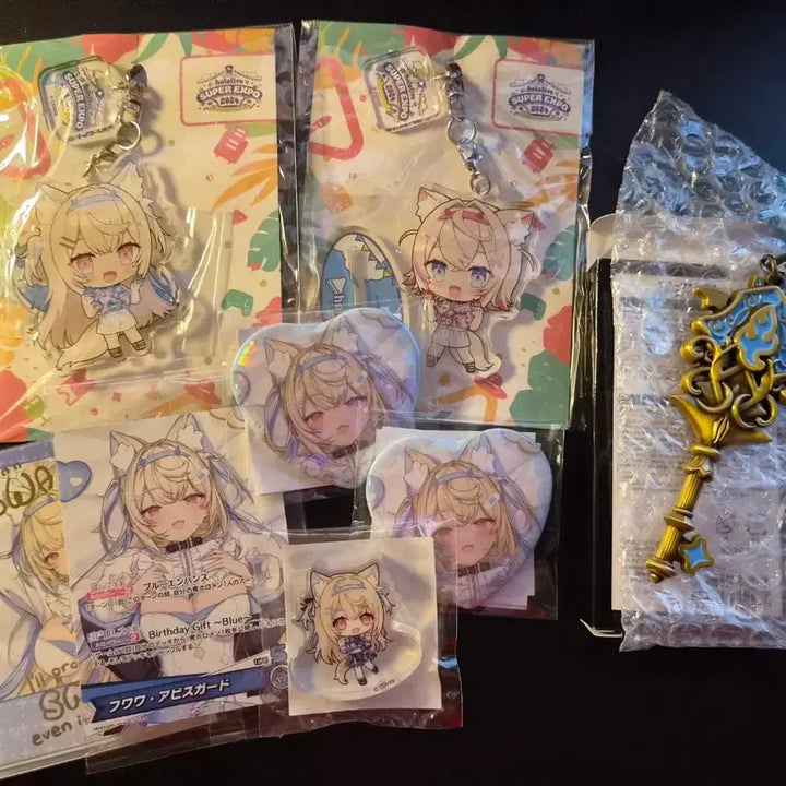 [BUNJANG] Hololive EN Advent Fuwa Fuwa Abyss Guard Birthday Goods Bundle Set / 홀로라이브 EN advent 어드벤트 후와와 어비스가드 일괄