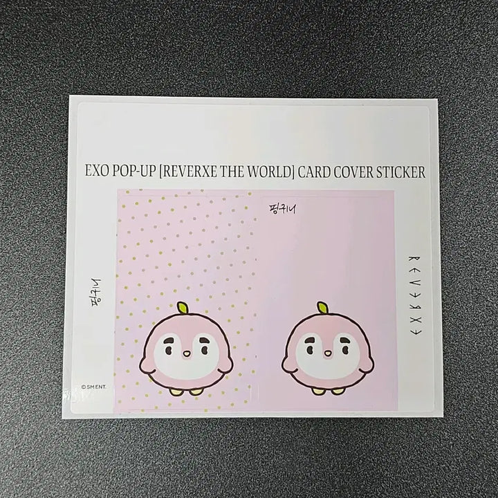 [BUNJANG] EXO D.O. Penguin Card Cover Sticker (B ver.) / EXO 엑소 디오 핑귀니 카드 커버 스티커 카드스티커 reverxe