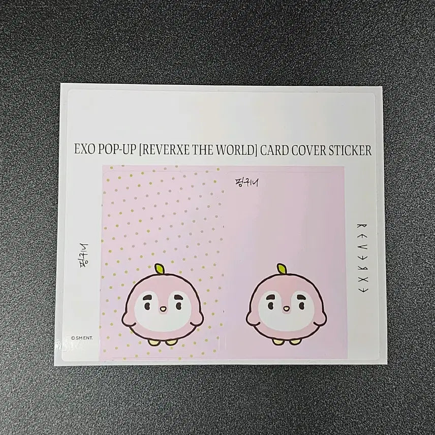 [BUNJANG] EXO D.O. Penguin Card Cover Sticker (B ver.) / EXO 엑소 디오 핑귀니 카드 커버 스티커 카드스티커 reverxe