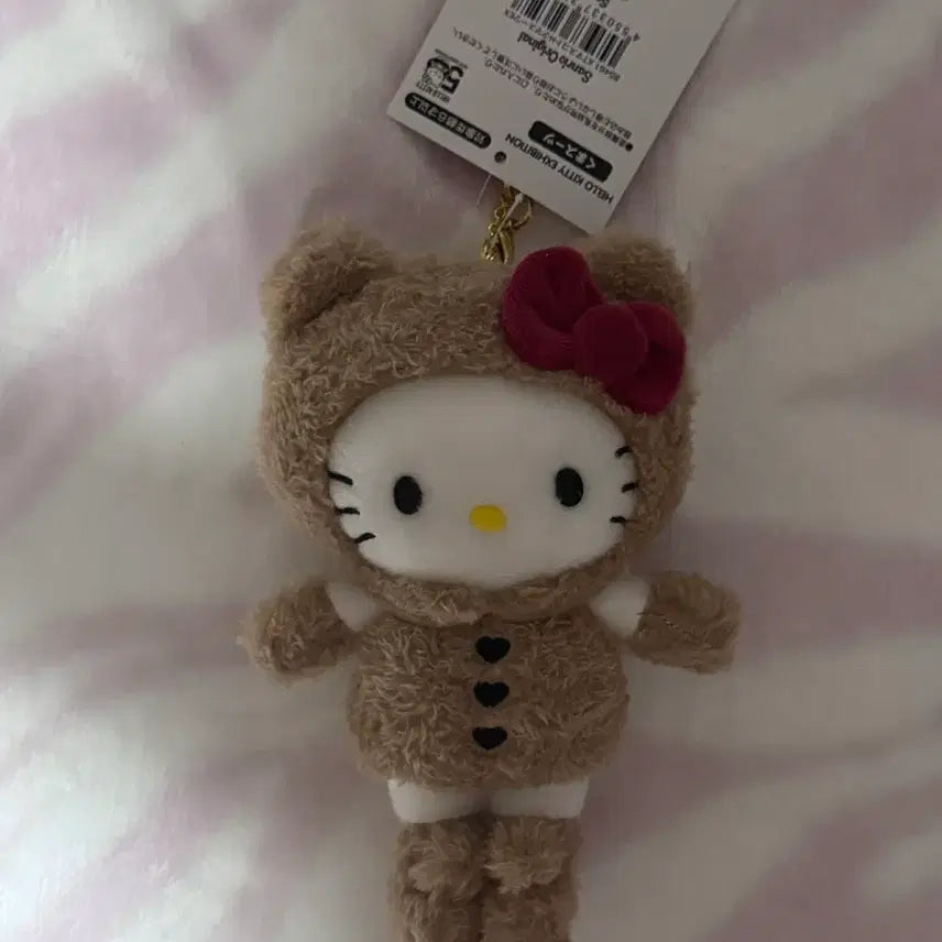 [BUNJANG] Hello Kitty Exhibition Bear Mascot Plush / 키티 전시회 곰돌이 마스코트 인형