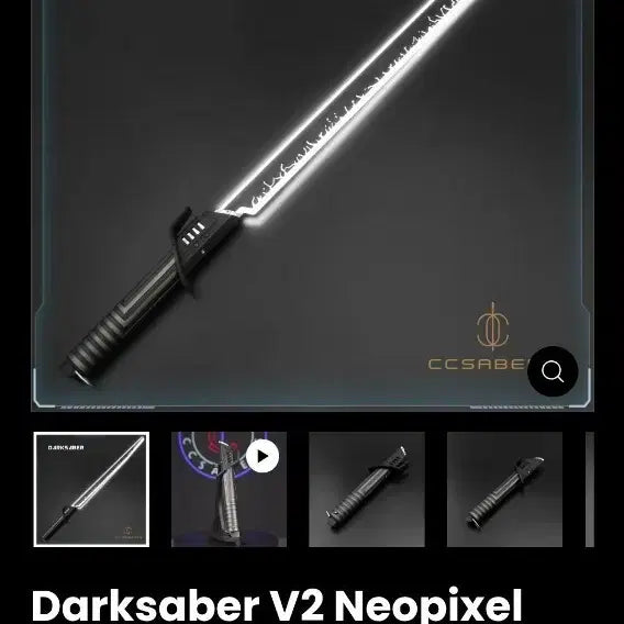 [BUNJANG] Star Wars Darksaber V2 Neopixel Lightsaber / 스타워즈 광선검 다크세이버 V2 네오픽셀 라이트세이버 만달로리안