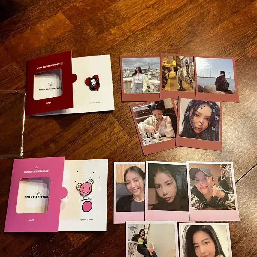[BUNJANG] Mamamoo Solar Hwasa Birthday Badge Bundle Set / 마마무 솔라 화사 생일 뱃지