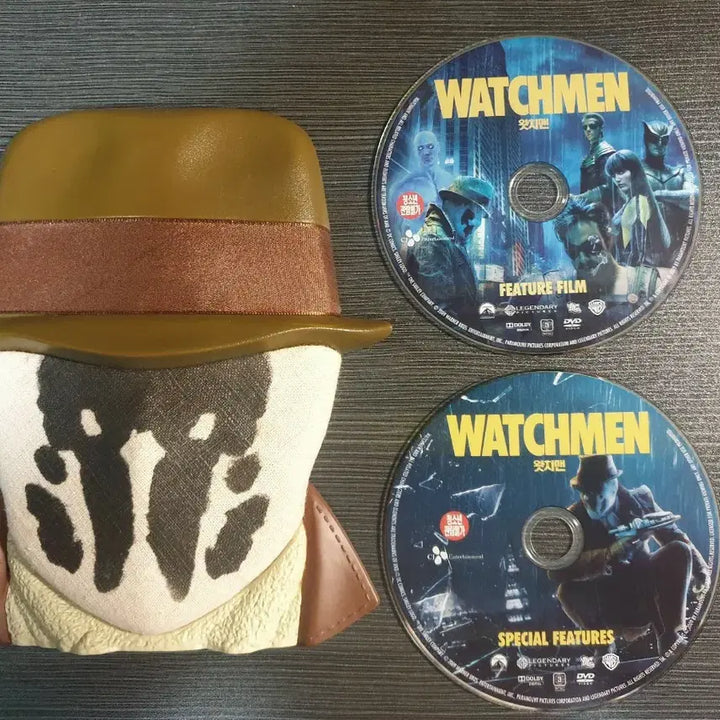 [BUNJANG] Watchmen DVD Set + Rorschach Figure / 왓치맨 DVD 세트 + RORSCHACH
