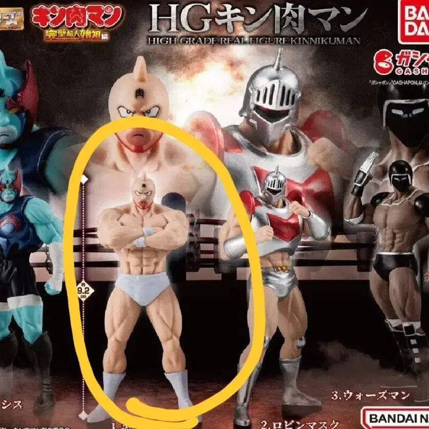 [BUNJANG] Bandai Gashapon HG Kinnikuman Perfect Chou Shijou Hen Figure / (미개봉) 반다이 가샤폰 HG 시리즈 근육맨 완벽초인시조 편 피규어 가챠 근육맨