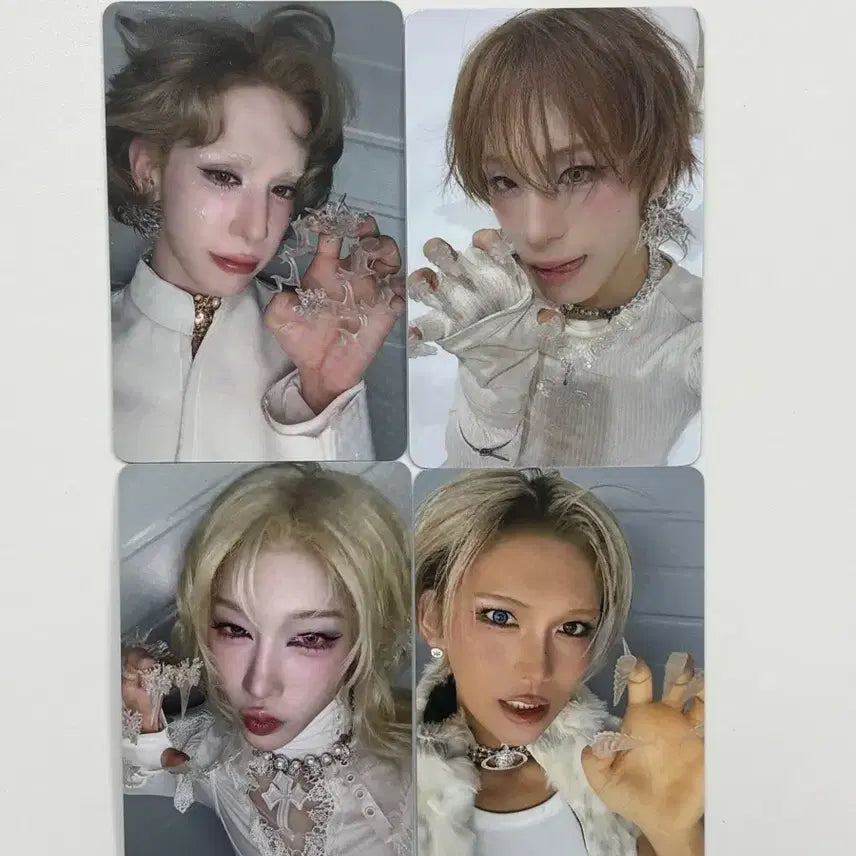 [BUNJANG] XLOV Glitter Case Photocard 4-Piece Bundle Set / (4pcs set) XLOV 엑스러브 글리터 케이스 포카 세트 pobs
