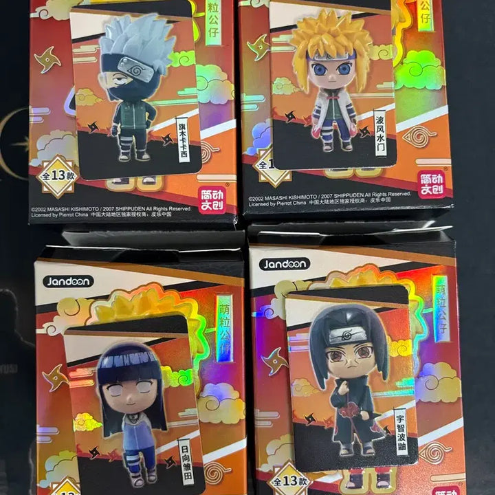 [BUNJANG] Naruto Rice Ball Figures Kakashi, Minato, Itachi, Hinata 4-Piece Set / 나루토 쌀알피규어 카카시 미나토 이타치 히나타 4종 세트