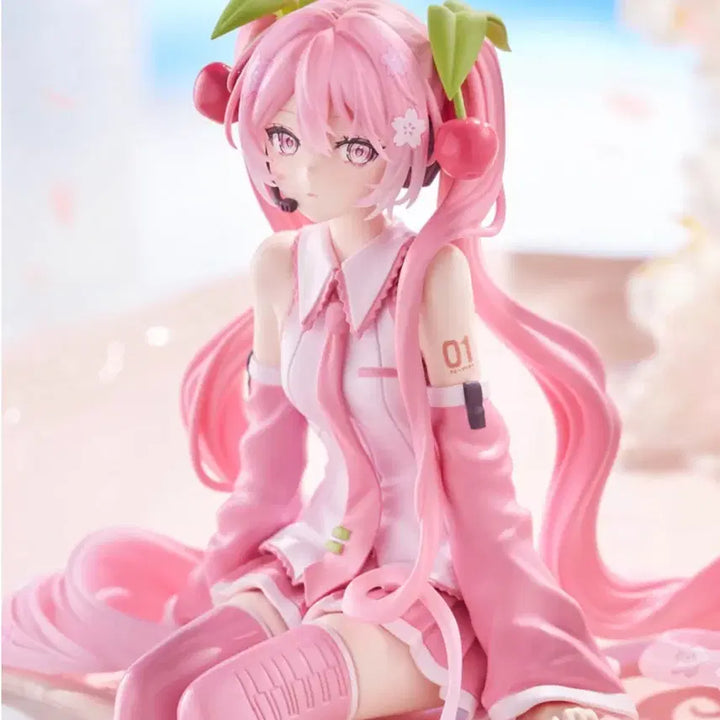 [BUNJANG] Hatsune Miku Sakura Miku 2026 Noodles Stopper Figure (Unsealed) / 현물 (미개봉) 후류 하츠네 미쿠 사쿠라 미쿠 2026 누들스토퍼 피규어