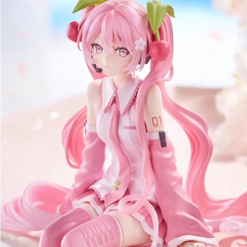 [BUNJANG] Hatsune Miku Sakura Miku 2026 Noodles Stopper Figure (Unsealed) / 1개남음 현물(미개봉) 후류 하츠네 미쿠 사쿠라 미쿠 2026 누들스토퍼 피규어
