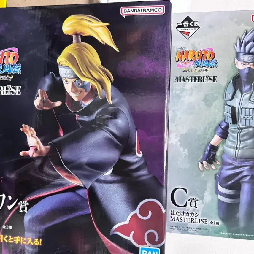 [BUNJANG] Naruto Ichiban Kuji Deidara / Kakashi MASTERLISE Bundle Set / 나루토 제일복권 데이다라/카카시 MASTERLISE 일괄판매
