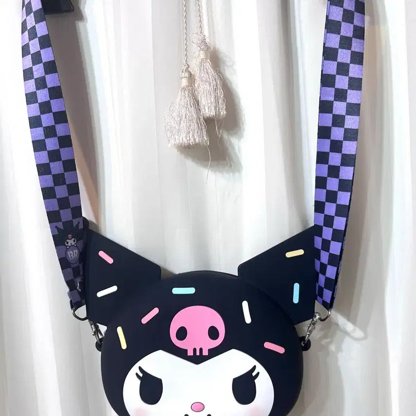 [BUNJANG] Baskin Robbins Kuromi Crossbody Bag / 베스킨라빈스 쿠로미 크로스백 거의새것