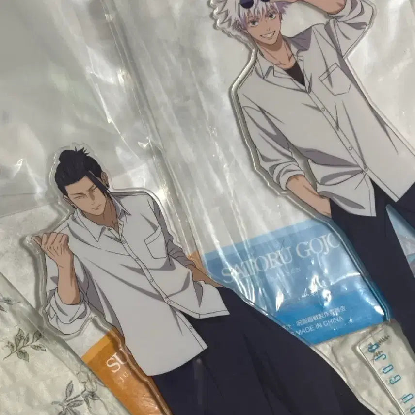 [BUNJANG] Jujutsu Kaisen Gojo Satoru &amp; Geto Suguru Big Acrylic Stand Set (5th Anniversary Ichiban Kuji E &amp; F Prizes) / (일괄) 주술회전 제일복권 고죠 게토 빅아크릴 스탠드 쿠지 E상 F상 5주년
