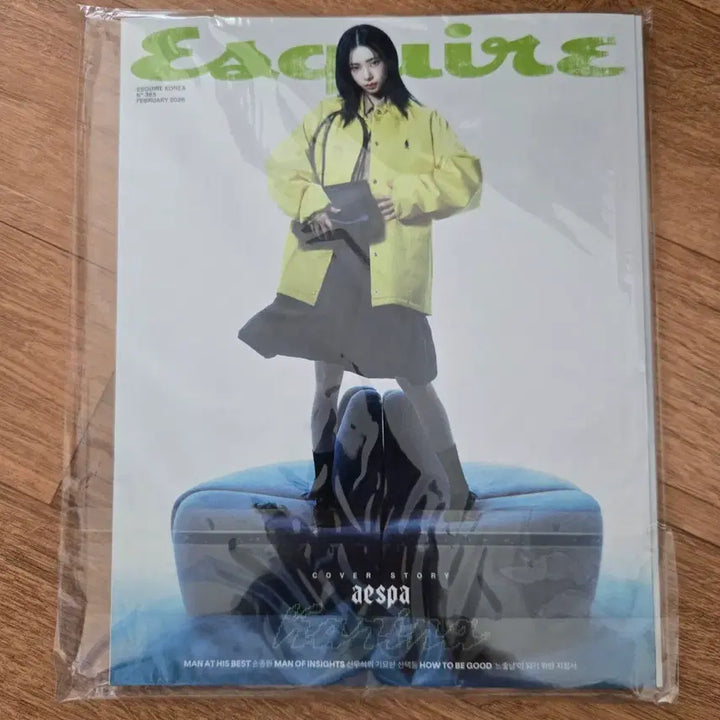 [BUNJANG] Esquire Magazine February 2026 Issue - Aespa Karina Cover / 에스콰이어(ESQUIRE) 에스파 카리나 커버 (2026년 2월호) / 손종원 셰프 / 노상현 / 신우석 / LNGSHOT