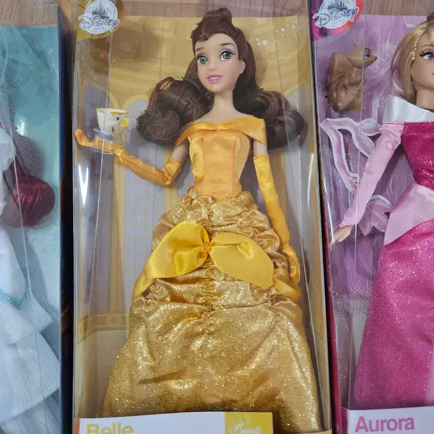 [BUNJANG] Disney Princess Ariel, Belle, Aurora Dolls Set / 디즈니 인형