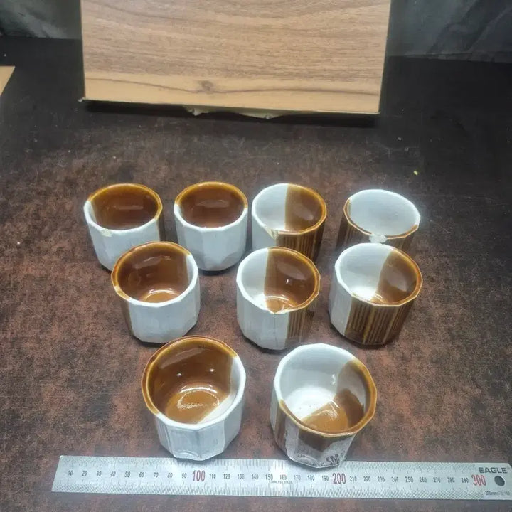 [BUNJANG] 1960-70s Traditional Tea Cup Set (2 Types) / 1960-70년대 물잔 전통 찻잔 2종 세트