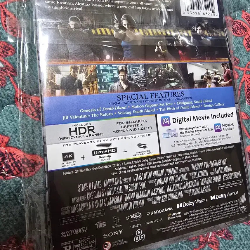 [BUNJANG] Resident Evil: Death Island 4K UHD Blu-ray Steelbook / 레지던트 이블 데스 아일랜드 4K UHD 블루레이