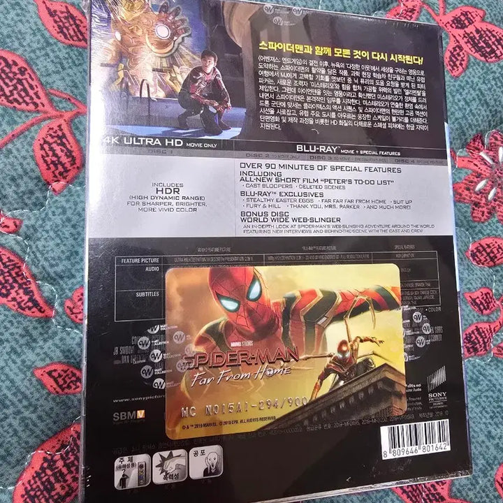 [BUNJANG] Spider-Man: Far From Home 4K Blu-ray New / 스파이더맨 파 프롬 홈 4k 블루레이 새제품