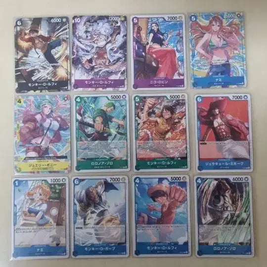 [BUNJANG] One Piece Card Japanese Promo Card Set - 12 Cards Bundle Set / 원피스카드 일본판 프로모 12장 1세트 일괄