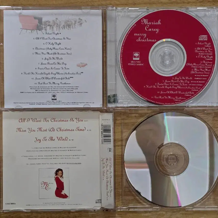 [BUNJANG] Mariah Carey Christmas Singles Collection (2 CDs) / CD 음반 Mariah Carey 머라이어 캐리 싱글, 앨범 2장