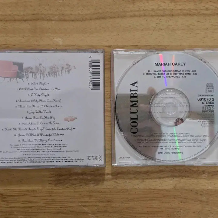 [BUNJANG] Mariah Carey Christmas Singles Collection (2 CDs) / CD 음반 Mariah Carey 머라이어 캐리 싱글, 앨범 2장