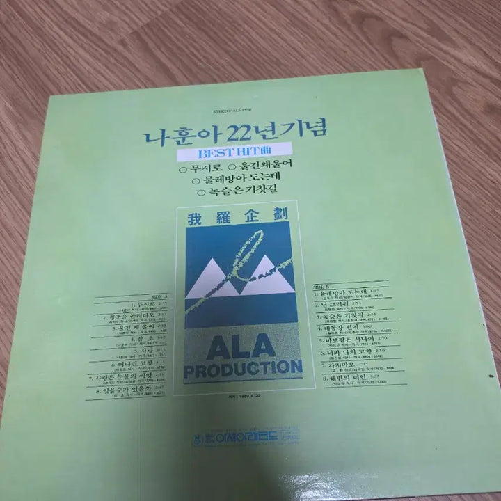 [BUNJANG] Na Hoon-a 22nd Anniversary Best Hit Album LP / 나훈아 22주년 기념 베스트 히트 앨범 LP