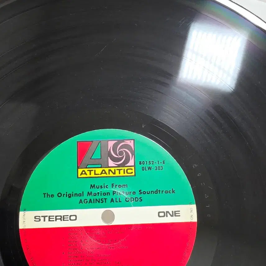 [BUNJANG] Phil Collins Against All Odds OST LP / Against All Odds ost LP 필콜린스