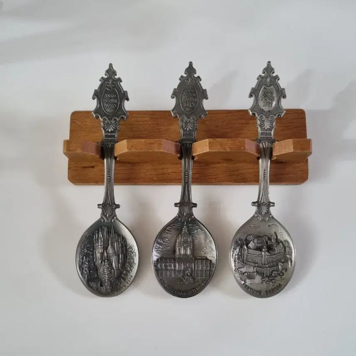[BUNJANG] Vintage WMF Pewter Commemorative Spoon Set / [할인상품]빈티지 WMF 주석 기념 스푼 세트