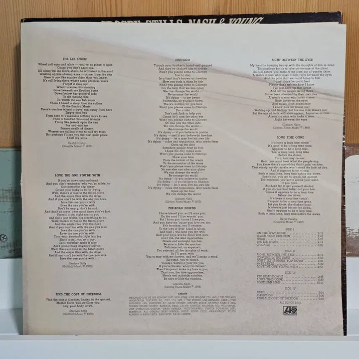 [BUNJANG] Crosby, Stills, Nash &amp; Young 4 Way Street LP / Crosby, Stills, Nash &amp; Young - 4 Way Street LP
