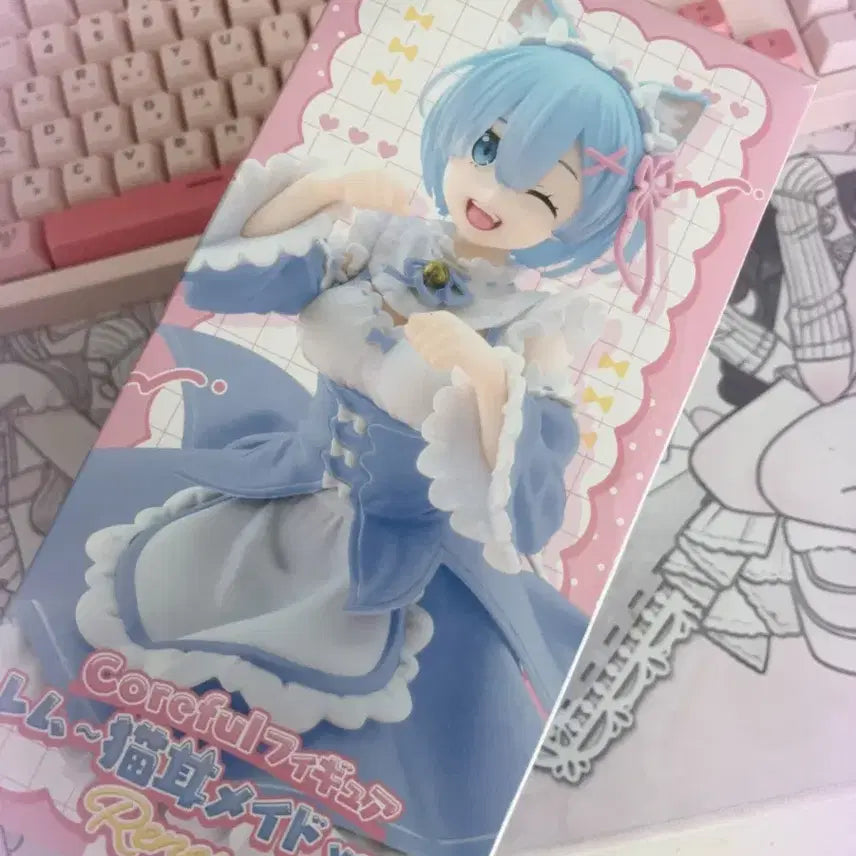 [BUNJANG] Taito Re:Zero Ram Nekomimi Maid Figure / 타이토 리제로 렘 네코미미 메이드 피규어