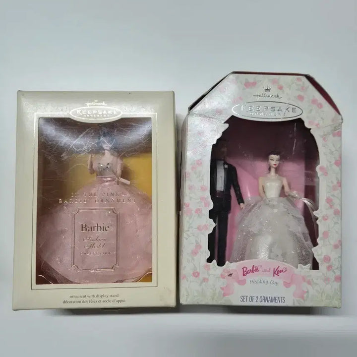 [BUNJANG] Vintage Barbie Silkstone Miniature Ornament Wedding Couple / 빈티지 바비인형 실크스톤 오너먼트 미니어처