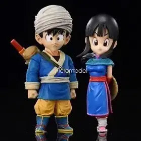 [BUNJANG] League Studio Young Goku &amp; Chi-Chi Resin Figure Set / 드래곤볼 리그사 league 청년기 오공 치치 레진월콜 피규어