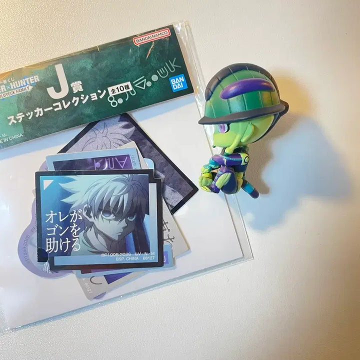 [BUNJANG] Hunter x Hunter Chrollo Figure + Killua Sticker Bundle Set / 일괄 ] 헌터헌터 짐 피규어 + 키르아 스티커
