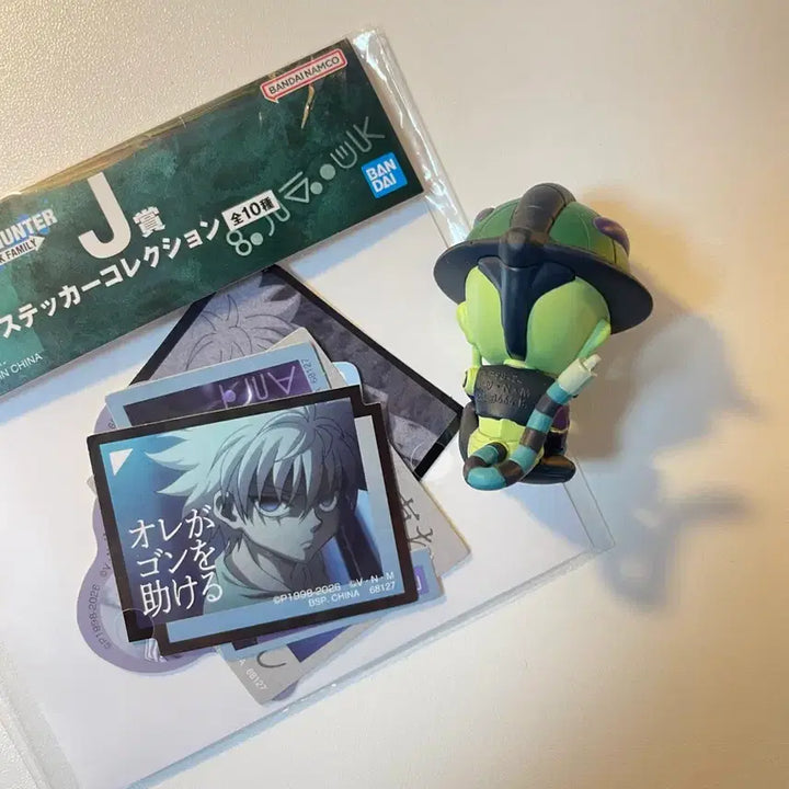 [BUNJANG] Hunter x Hunter Chrollo Figure + Killua Sticker Bundle Set / 일괄 ] 헌터헌터 짐 피규어 + 키르아 스티커