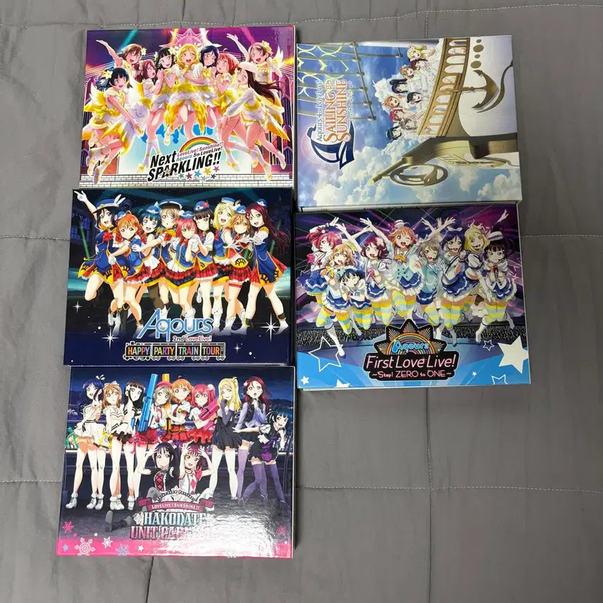 [BUNJANG] Love Live! Sunshine!! Aqours Live Blu-ray Numbering Goods Bundle Set / 일괄가) 러브라이브 선샤인 아쿠아 라이브 블루레이 넘버링 굿즈 blu-ray