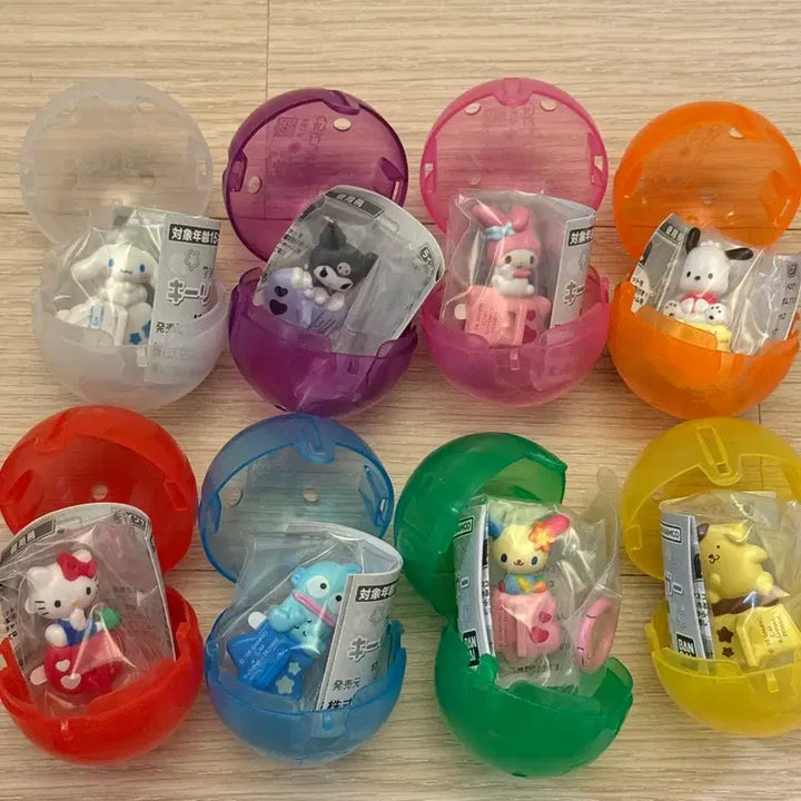 [BUNJANG] Sanrio Japan Gacha Hanger 8-Piece Full Set (Unopened) / 일본 산리오 키링 행거 가챠 8종 풀세트 미개봉 새상품