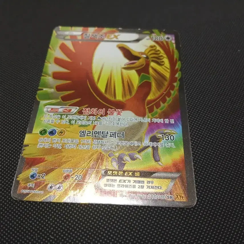 [BUNJANG] Pokemon Card Moltres EX / 포켓몬 카드 칠색조 EX