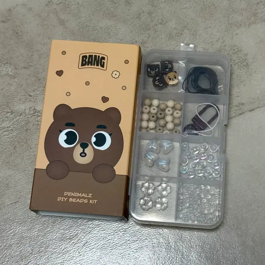 [BUNJANG] Denimals Bang Bead Kit + 1 Don Bead / 데니멀즈 방 비즈키트 +돈 비즈 1개