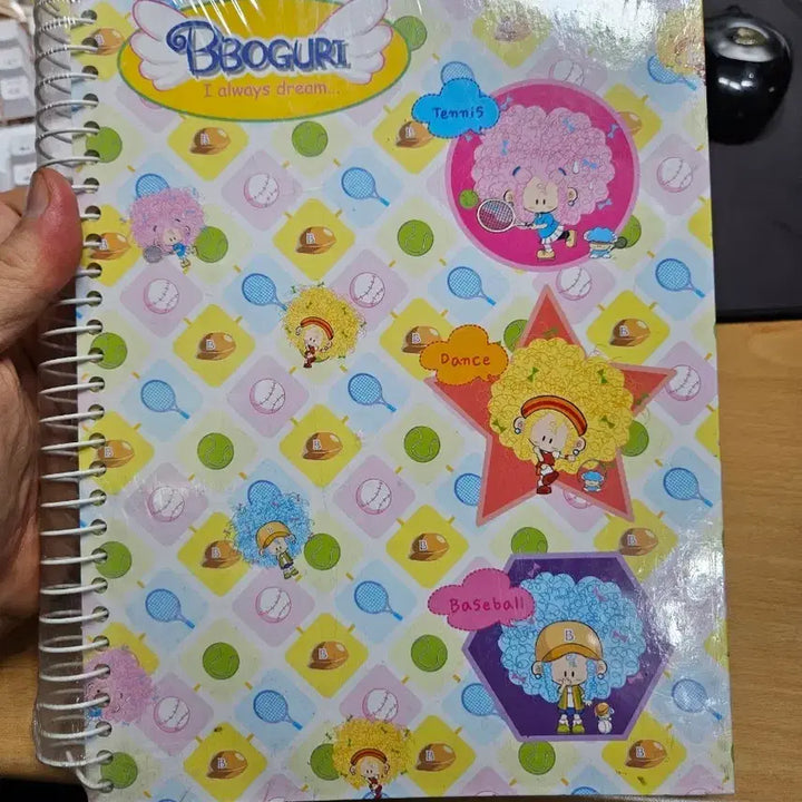 [BUNJANG] Bboguri Character Yellow Notebook / 뽀구리 노트 고전문구 옐로우