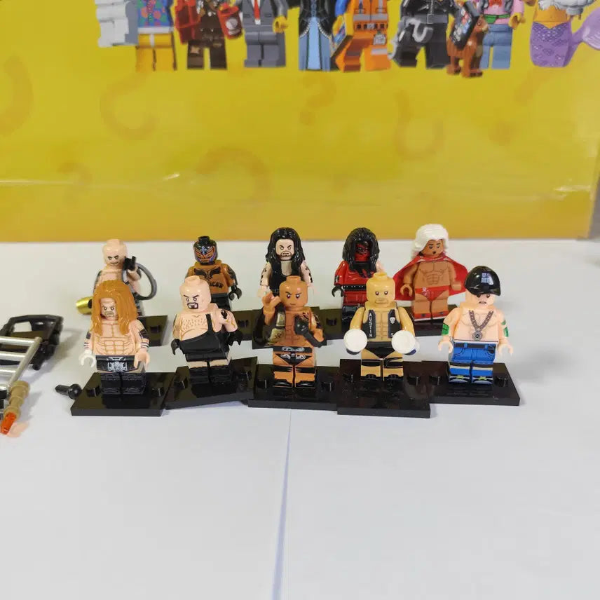 [BUNJANG] WWE Wrestling LEGO Compatible Building Blocks 10-Figure Set / wwe 레슬링 레고 10종