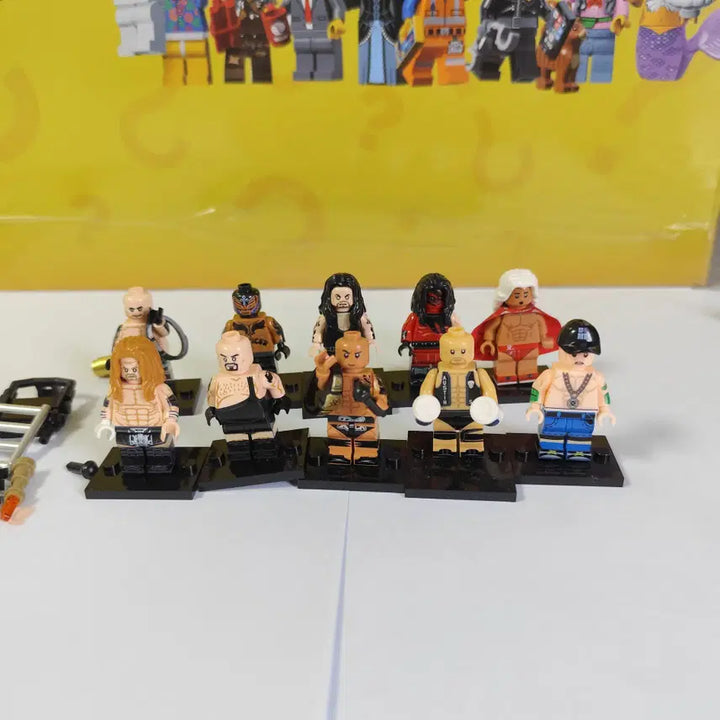 [BUNJANG] WWE Wrestling LEGO Compatible Building Blocks 10-Figure Set / wwe 레슬링 레고 10종