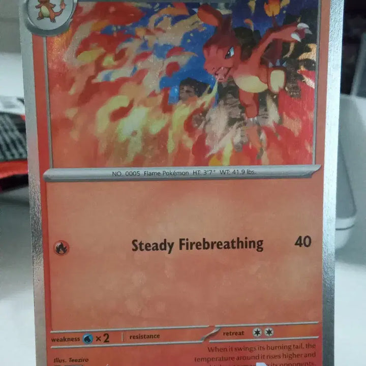 [BUNJANG] North American Pokemon Card Lizard Promo Card Holo / 북미판 포켓몬카드 리자드 프로모카드 홀로