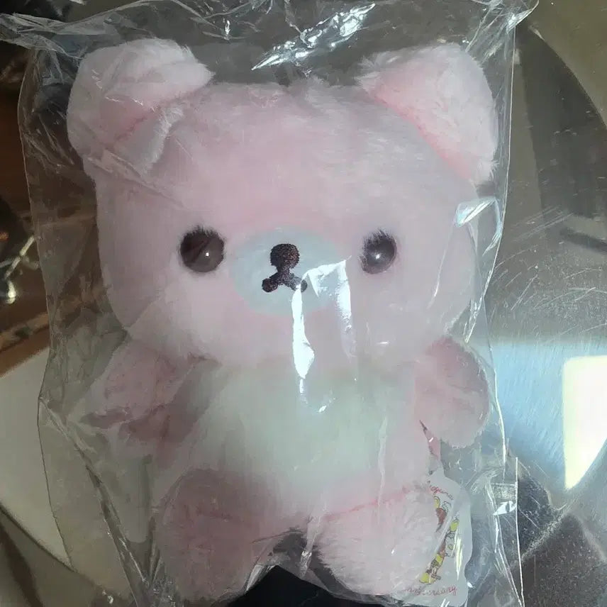 [BUNJANG] Koguma Strawberry Milk Pink Sealed Plush / 코구마 딸기우유 핑크 (미개봉)