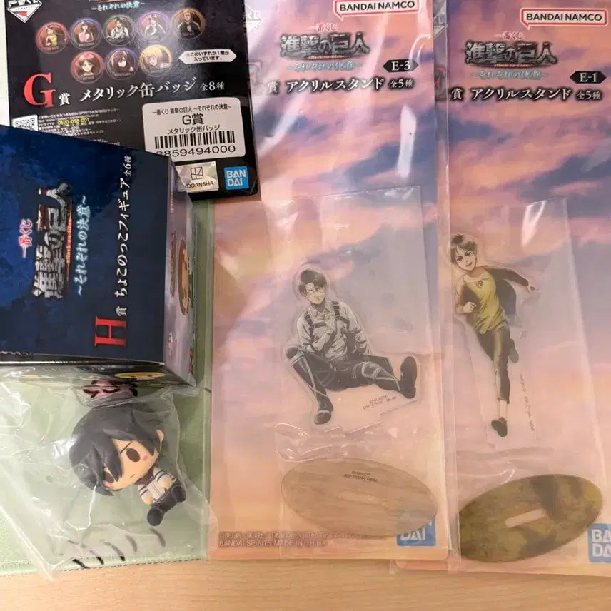 [BUNJANG] Attack on Titan Ichiban Kuji Figure Set - B Prize &