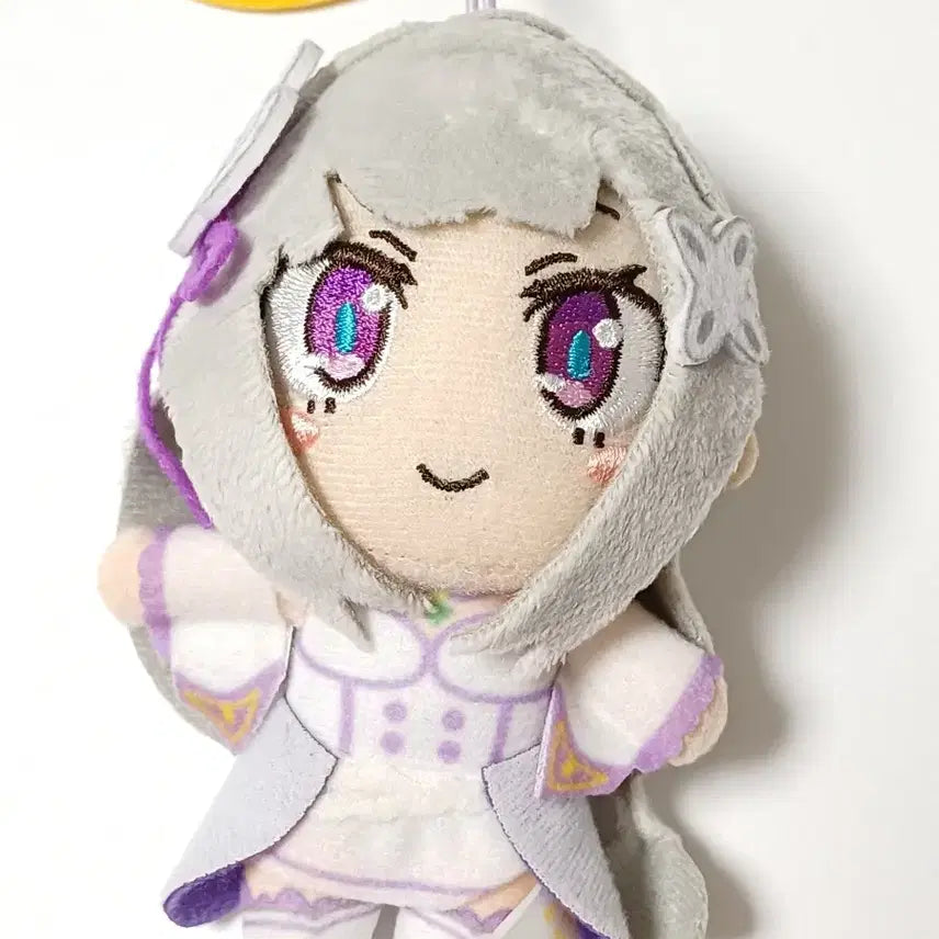 [BUNJANG] Re:Zero Emilia Plush Doll / 리제로 에밀리아 누이 인형 이세계 콰르텟