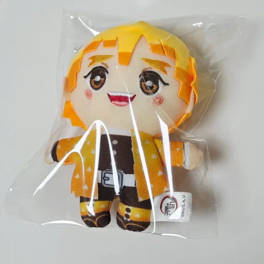[BUNJANG] Demon Slayer Zenitsu 3-Item Set (Postcard Set, Plush, Collecting Cards) / 귀멸의 칼날 젠이츠 3종 세트(엽서세트, 인형, 콜렉팅카드)