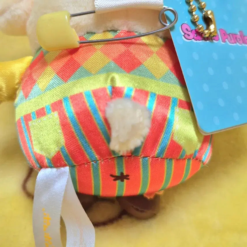 [BUNJANG] Sanrio Pompompurin Easter Mascot Keyring Doll / 산리오 퓨로랜드 이스터 안경 폼폼푸린 마스코트 키링 인형