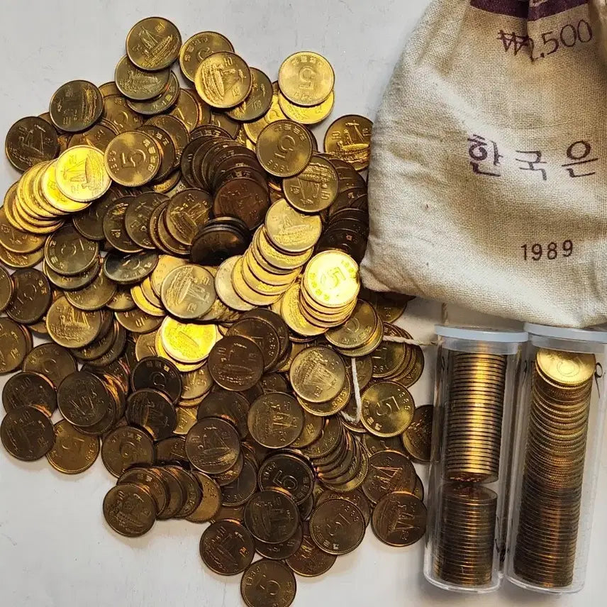 [BUNJANG] 1989 5-Won Banknote Bundle / 관봉해체분/89년 5주