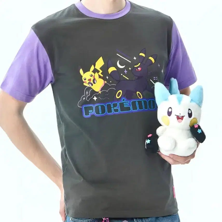 [BUNJANG] Pokemon 30th Anniversary Midnight Raglan T-Shirt - Size L / 포켓몬 30주년 성수팝업 미드나잇 나그랑 티셔츠 L사이즈
