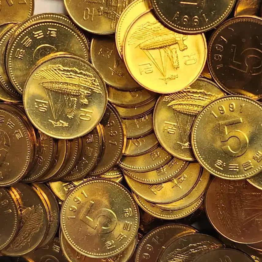 [BUNJANG] 1991 5-Week Coin Bundle (30 Coins) / 관봉해체분/91년5주 30점