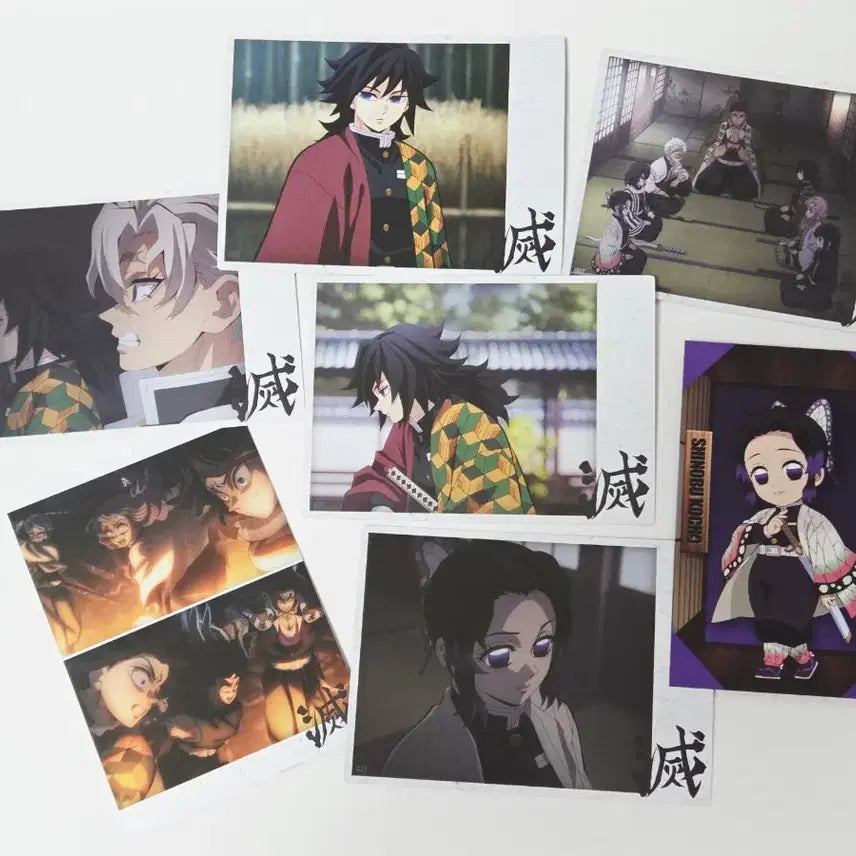 [BUNJANG] Demon Slayer Giyu Shinobu Card Set / 귀멸의 칼날 기유, 시노부 카드 세트